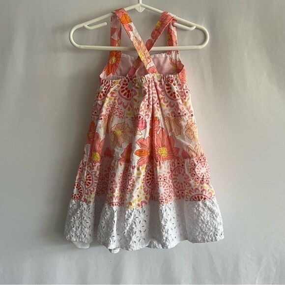 Kid's Penelope Mack Floral Printed Tiered Summer Dress - Picture 6 of 10